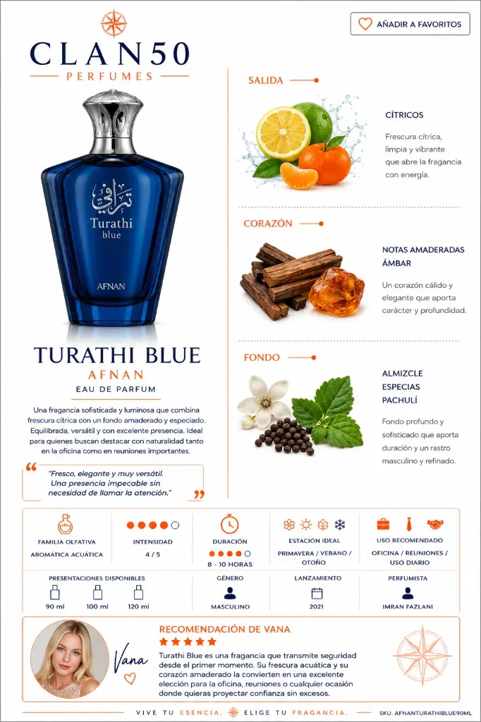 [AFNANTURATHIBLUE90ML] Afnan Turathi Blue